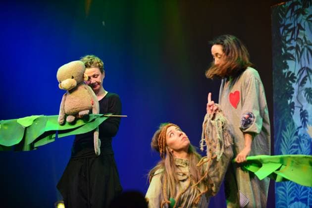 RECORD DATE NOT STATED Anouk, Premiere, GOP, Theater, Essen, Kindermusical, Autoren, Hendrikje Balsmeyer, Peter Maffay, Schauspieler, Anouk Leonie Ocker, Großmutter und Affi Barbara Köhler, Mutter Alina Hill, Vater Mathias Meffert, Yaris Vincent Heinen, Großvater Sebastian Ciminski-Knille bzw. Ambrogio Vinella Copyright: xHWxRIECKx