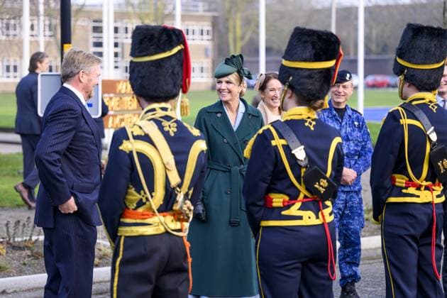 Amsterdam, The Netherlands, 2025-12-11 11:32:53 AMSTERDAM, 11-12-2025, Marineterrein State visit of the President of Finland, Alexander Stubb, to the Netherlands. He is accompanied by his wife, Suzanne Innes-Stubb. At the Marineterrein (MEA), the Royal Couple, the Finnish President, and Mrs. Innes-Stubb will visit the Amsterdam Drone Lab, where they will learn about the use of drones for various civilian purposes, with relevance to the energy and defense sectors. Students and instructors will discuss topics including Defensity College. PHOTO: NLBeeld Patrick van Emst Credit: NL Beeld Patrick van Emst Copyright: xx x