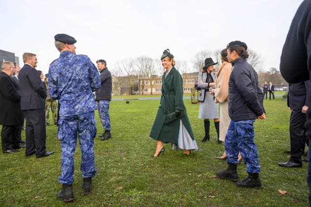 Amsterdam, The Netherlands, 2025-12-11 11:45:26 AMSTERDAM, 11-12-2025, Marineterrein State visit of the President of Finland, Alexander Stubb, to the Netherlands. He is accompanied by his wife, Suzanne Innes-Stubb. At the Marineterrein (MEA), the Royal Couple, the Finnish President, and Mrs. Innes-Stubb will visit the Amsterdam Drone Lab, where they will learn about the use of drones for various civilian purposes, with relevance to the energy and defense sectors. Students and instructors will discuss topics including Defensity College. PHOTO: NLBeeld Patrick van Emst Credit: NL Beeld Patrick van Emst Copyright: xx x