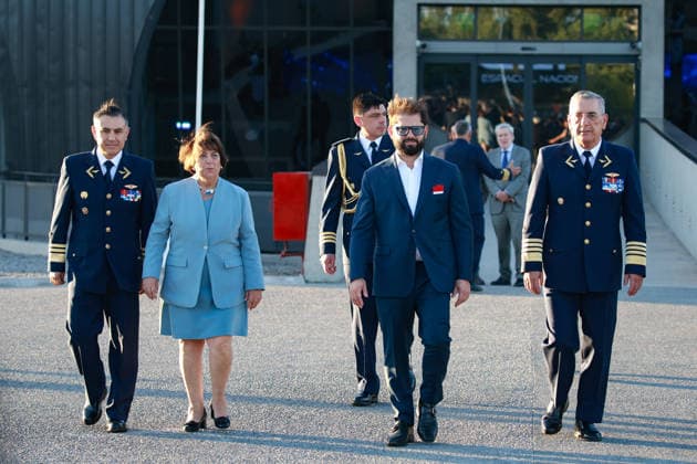 Santiago, December 22, 2025 President Gabriel Boric participates in the inauguration of the National Space Center located in the Cerrillos district Diego Martin Aton Chile, Aton 1113793 jpeg Copyright: DiegoxMartin