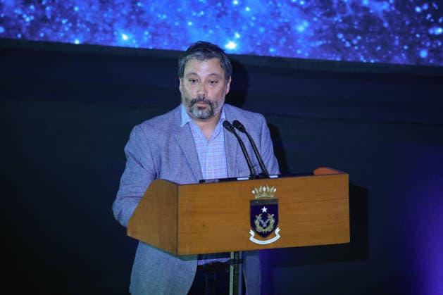 Santiago, December 22, 2025 President Gabriel Boric participates in the inauguration of the National Space Center located in the Cerrillos district Diego Martin Aton Chile, Aton 1113797 jpeg Copyright: DiegoxMartin
