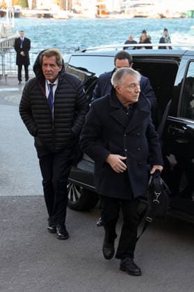 Max Guazzini and Bird League president Allain Bougrain Dubourg Arrive at Brigitte Bardots funeral in the Notre Dame de lAssomption parish church in Saint Tropez, France, on January 7, 2026 Brigitte Bardot, an emblematic figure of French cinema and an international icon, died on December 28, 2025 at the age of 91 at her legendary La Madrague estate, in Saint Tropez, France Revealed to the world through her role in Et DieuÖ créa la femme , she had helped make Saint Tropez a world-famous landmark The actress will be laid to rest on January 7, 2026 in the Saint Tropez marine cemetery, alongside her father Louis Bardot 1896 1975 and her mother Anne Marie Mucel 1912 1978 A religious ceremony will be held beforehand in the Saint Tropez church, wh Copyright: xJACOVIDES-MOREAUx xBESTIMAGExJACOVIDES-MOREAUx xBESTIMAGEx