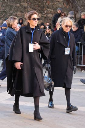 Arrivals at Brigitte Bardots funeral at the Notre Dame de lAssomption parish church in Saint Tropez, France, on January 7, 2026 Brigitte Bardot, an emblematic figure of French cinema and an international icon, died on December 28, 2025 at the age of 91 at her legendary estate in La Madrague, Saint Tropez France Revealed to the world through her role in Et DieuÖ créa la femme , she had contributed to making Saint Tropez a world-famous place The actress will be buried on January 7, 2026 in the Saint Tropez marine cemetery, alongside her father Louis Bardot 1896 1975 and her mother Anne Marie Mucel 1912 1978 A religious ceremony will be held beforehand in the Saint Tropez church, where relatives, Jacovides Moreau Bestimage Arrivals at the fun Copyright: xJACOVIDES-MOREAUx xBESTIMAGExJACOVIDES-MOREAUx xBESTIMAGEx
