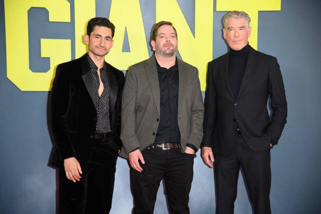Giant UK Gala Screening Arrivals at Picturehouse Central, London, UK - 7 January 2026 (L-R) - Amir El-Masry, Director Rowan Athale, Pierce Brosnan attends The Giant UK Gala Screening at Picturehouse Central, London, England, UK on Wednesday 7 January, 2026., Credit:Justin Ng Avalon UK, England, London, Picturehouse Central Copyright: xJustinxNgx xAvalonx 1064088885