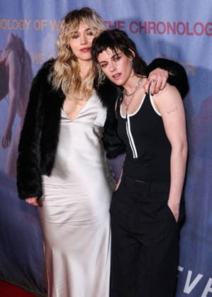 Los Angeles Premiere Of The Forge s The Chronology Of Water HISTORIC FILIPINOTOWN, LOS ANGELES, CALIFORNIA, USA - JANUARY 08: English actress Imogen Poots and American actress and director Kristen Stewart wearing Chanel arrive at the Los Angeles Premiere Of The Forge s The Chronology Of Water held at 2220 Arts + Archives on January 8, 2026 in Historic Filipinotown, Los Angeles, California, United States., Credit:Xavier Collin Avalon United States, California, Los Angeles, 2220 Arts + Archives Copyright: xXavierxCollinx xAvalonx 1064499145