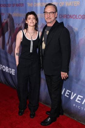 Los Angeles Premiere Of The Forge s The Chronology Of Water HISTORIC FILIPINOTOWN, LOS ANGELES, CALIFORNIA, USA - JANUARY 08: American actress and director Kristen Stewart wearing Chanel and American actor, comedian, singer, musician, producer, writer, and director Jim Belushi arrive at the Los Angeles Premiere Of The Forge s The Chronology Of Water held at 2220 Arts + Archives on January 8, 2026 in Historic Filipinotown, Los Angeles, California, United States., Credit:Xavier Collin Avalon United States, California, Los Angeles, 2220 Arts + Archives Copyright: xXavierxCollinx xAvalonx 1064500248