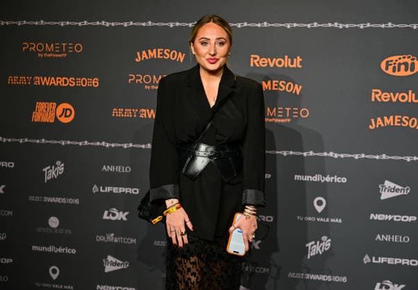 January 10, 2026, Madrid, Madrid, SPAIN: Content creators and guests pose on the black carpet during the third edition of the Army Awards, held on Saturday, January 10, at the Madrid Arena in Madrid. Known as the â€oeinternet anti-awards,†the ceremony honors the most viral moments, trends, and personalities from social media over the past year in a script-free gala hosted by Ceciarmy and Santiago Segura. In the image RocoÂo Flores Madrid SPAIN - ZUMAz108 20260110_znp_z108_082 Copyright: xRichardxZubelzux