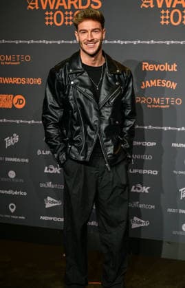 January 10, 2026, Madrid, Madrid, SPAIN: Content creators and guests pose on the black carpet during the third edition of the Army Awards, held on Saturday, January 10, at the Madrid Arena in Madrid. Known as the â€oeinternet anti-awards,†the ceremony honors the most viral moments, trends, and personalities from social media over the past year in a script-free gala hosted by Ceciarmy and Santiago Segura. In the image David Vaquero Madrid SPAIN - ZUMAz108 20260110_znp_z108_200 Copyright: xRichardxZubelzux