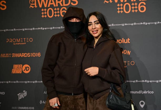 January 10, 2026, Madrid, Madrid, SPAIN: Content creators and guests pose on the black carpet during the third edition of the Army Awards, held on Saturday, January 10, at the Madrid Arena in Madrid. Known as the â€oeinternet anti-awards,†the ceremony honors the most viral moments, trends, and personalities from social media over the past year in a script-free gala hosted by Ceciarmy and Santiago Segura. In the image Anibal Madrid SPAIN - ZUMAz108 20260110_znp_z108_209 Copyright: xRichardxZubelzux