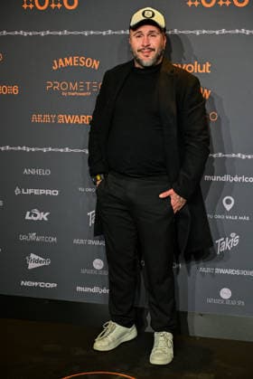 January 10, 2026, Madrid, Madrid, SPAIN: Content creators and guests pose on the black carpet during the third edition of the Army Awards, held on Saturday, January 10, at the Madrid Arena in Madrid. Known as the â€oeinternet anti-awards,†the ceremony honors the most viral moments, trends, and personalities from social media over the past year in a script-free gala hosted by Ceciarmy and Santiago Segura. In the image Paquirrin Madrid SPAIN - ZUMAz108 20260110_znp_z108_222 Copyright: xRichardxZubelzux