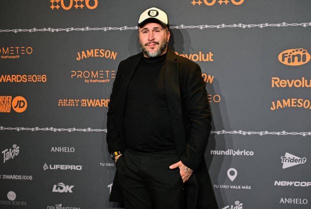 January 10, 2026, Madrid, Madrid, SPAIN: Content creators and guests pose on the black carpet during the third edition of the Army Awards, held on Saturday, January 10, at the Madrid Arena in Madrid. Known as the â€oeinternet anti-awards,†the ceremony honors the most viral moments, trends, and personalities from social media over the past year in a script-free gala hosted by Ceciarmy and Santiago Segura. In the image Paquirrin Madrid SPAIN - ZUMAz108 20260110_znp_z108_223 Copyright: xRichardxZubelzux