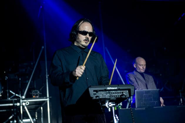 Sworn Virgins performing live at Brixton Academy, London, 15 January 2026 Sworn Virgins performing live at Brixton Academy, London, 15 January 2026 Chris OC ,guest percussion and Quinn Whalley ,Producer Sworn Virgins is a London-based, enigmatic electronic disco production duo known for their blend of acid, EBM, and retro disco, featuring members like, Credit:Dafydd Owen Avalon Brixton Academy, London Copyright: xDafyddxOwenx xAvalonx 1066432925
