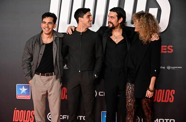 Red carpet at Ídolos movie premiere Siblings Christian, Óscar, Mario and Sheila Casas during the premiere of the movie Ídolos , on January 21, 2026, in Madrid Spain Ídolos is set in the fascinating world of the MotoGP™ World Championship and explores the human relationships between a father and son, a manager and his rider, and the world around them ambition, self-improvement, egos, adrenaline, love, forgiveness and second chances CINE MOVIE PREMIERE Madrid Madrid Spain Copyright: xFranciscoxGuerrax 7235089