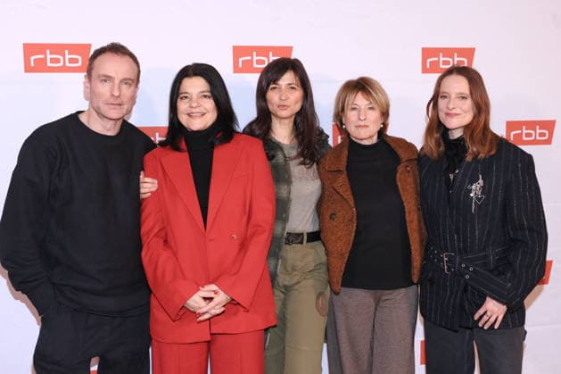 21.01.2026 , Mark Waschke, Jasmin Tabatabai, Mira Thiel, Corinna Harfouch, Anne Ratte-Polle zur Premiere Tatort: Gefahrengebiet, ARD, Kriminalfilm, im Delphi Filmpalast, Berlin, Berlin Deutschland, Germany