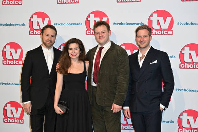 TV Choice Awards 2026, Arrivals, London, UK. 02 February 2026. London, UK, 02 February 2026. Samuel West, Rachel Shenton, Callum Woodhouse and Nicholas Ralph attend the TV Choice Awards 2026 at the The London Hilton, Park Lane, London, UK., Credit:Lee Floyd Avalon UK, London, The London Hilton, Park Lane Copyright: xLeexFloydx xAvalonx 1071591534