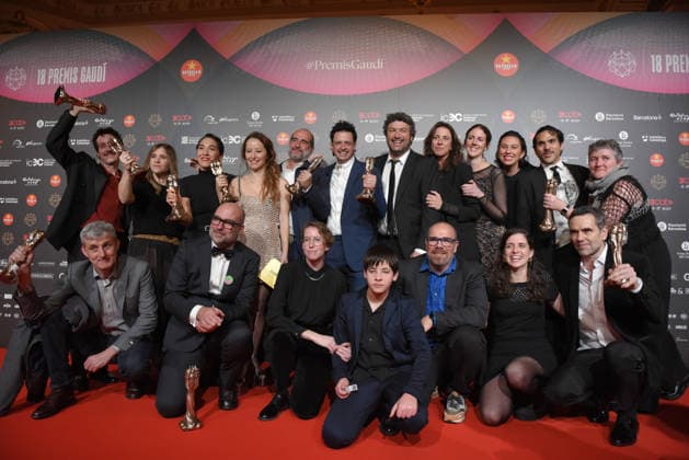 Gaudí Awards Gala in Barcelona The Sirat team after the Gaudí Awards gala, on February 8, 2026, in Barcelona, Catalunya Espana The 18 Gaudí Awards of the Catalan Film Academy will be presented this Sunday at a gala at the Gran Teatre del Liceu in Barcelona in an edition with Romería , by Carla Simón , with 13 nominations, Sirat , by Oliver Laxe, with 12, and Sorda , by Eva Libertad, with 10, leading the choices 08 FEBRUARY 2026 Barcelona Catalunya Barcelona Catalunya Catalunya Espana Copyright: xAlbertoxParedesx 7276025