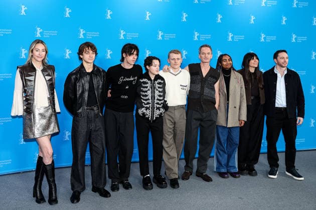 Berlin Berlinale, 76. internationale Filmfestspiele Berlin 2026 Photo Call Sunny Dancer v.Links (left), Este Haim (Music), Conrad Khan, Earl Cave, Bella Ramsey, George Jaques, Neil Patrick Harris, Jasmine Elcock, Ken Petrie (Produzent Producer) Berlinale, 76. internationale Filmfestspiele Berlin 2026, 13.02.2026 -Pressefoto Roger Buerke Copyright: xEibner-Pressefoto RogerxBuerkex EP_RBE