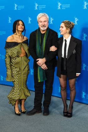 Photocall for Good Luck, Have Fun, Don™t Die , Grand Hyatt Berlin, Berlin, Germany Zazie Beetz, Gore Verbinski and Haley Lu Richardson poses at the Photocall for Good Luck, Have Fun, Don™t Die during Berlinale (Berlin Film Festival) at Grand Hyatt Berlin, Berlin, , Germany on 13 February 2026., Credit:Julie Edwards Avalon Copyright: xJuliexEdwardsx xAvalonx 1074737071
