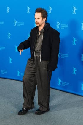 Photocall for Good Luck, Have Fun, Don™t Die , Grand Hyatt Berlin, Berlin, Germany Sam Rockwell poses at the Photocall for Good Luck, Have Fun, Don™t Die during Berlinale (Berlin Film Festival) at Grand Hyatt Berlin, Berlin, , Germany on 13 February 2026., Credit:Julie Edwards Avalon Copyright: xJuliexEdwardsx xAvalonx 1074737079