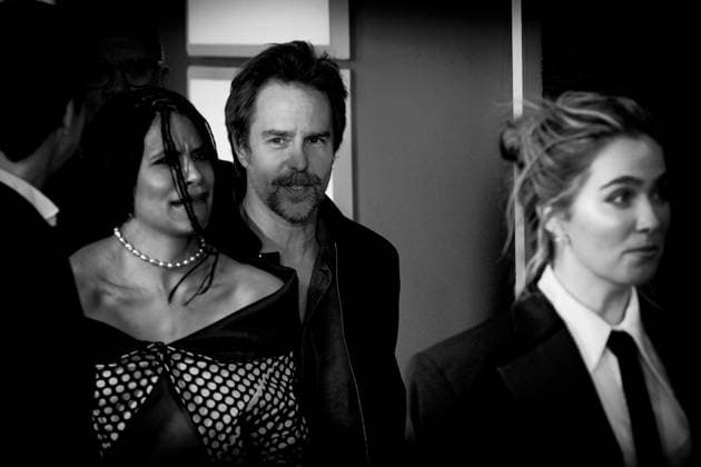 Photocall for Good Luck, Have Fun, Don™t Die , Grand Hyatt Berlin, Berlin, Germany Zazie Beetz, Sam Rockwell and Haley Lu Richardson poses at the Photocall for Good Luck, Have Fun, Don™t Die during Berlinale (Berlin Film Festival) at Grand Hyatt Berlin, Berlin, , Germany on 13 February 2026. Editors Note: Image converted to monochrome, Credit:Julie Edwards Avalon Copyright: xJuliexEdwardsx xAvalonx 1074737155