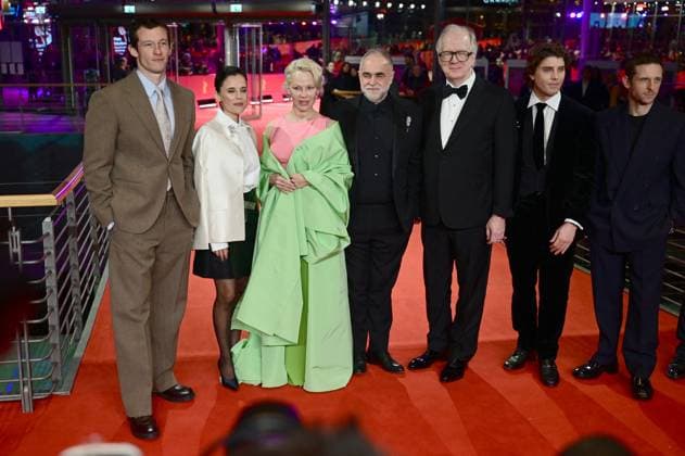 Callum Turner, Elena Anaya, Pamela Anderson, Karim Aïnouz, Tracy Letts, Lukas Gage and Jamie Bell at the premiere of Rosebush Pruning during the 76th Berlinale, Berlin International Film Festival 2026 , on February 14, 2026 Romain Doucelin Bestimage Celebrities attend the premiere of Rosebush Pruning during the 76th Berlinale, Berlin International Film Festival, at the Berlinale Palast, on February 14, 2026 in Berlin, Germany Berlin Allemagne Copyright: xRomainxDoucelinx xBestimagexRomainxDoucelinx xBestimagex