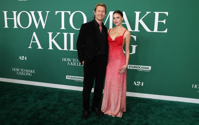 Los Angeles Special Screening Of A24 s How To Make A Killing 14 February, 2026 - Los Angeles, California -Glen Powell, Margaret Qualley. Los Angeles Special Screening Of A24 s How To Make A Killing held at AMC The Grove 14 in Los Angeles. Photo Credit: AdMedia Los Angeles CA United States EDITORIAL USE ONLY Copyright: xx ADx admphotostwo968927