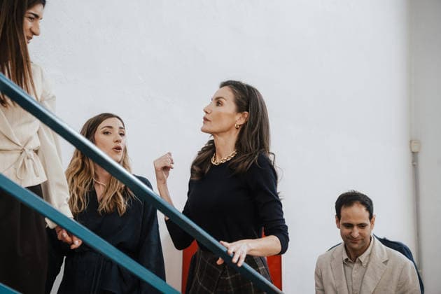 Queen Letizia visits the facilities of Pedro García Queen Letizia, accompanied by the president of the Valencian Community, Juanfran Pérez Llorca, during the visit to the facilities of the footwear company Pedro García on the occasion of its centenary, in the Campo Alto industrial estate, on February 19, 2026, in Elda, Alicante Spain The Queen visited the factory founded in Elda in 1925 by Pedro García, grandfather of the current director, to see first-hand the daily work process of the artisans 19 FEBRUARY 2026 Spain Copyright: xRobertoxPlazax 7306512
