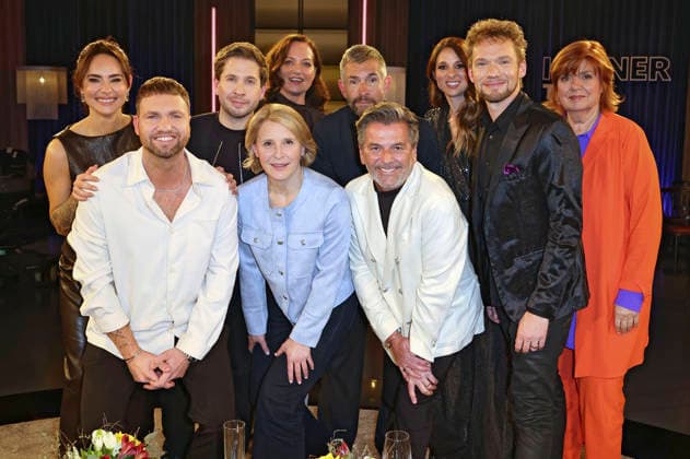Jessica Streifling, Konstantin Streifling, Kevin Kühnert, Susan Link, Natalie Woerner, Micky Beisenherz, Thmas, Anders, Amelie van Tass, Thommy Ten und Christine Westermann bei der Aufzeichnung der WDR-Talkshow Kölner Treff im WDR Studio BS 3. Köln, 19.02.2026