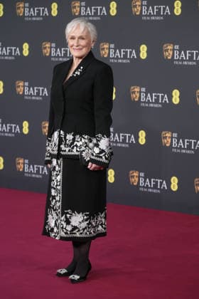 2026 EE BAFTA Film Awards, Royal Festival Hall, London, UK, 22 February 2026. Glenn Close at the 2026 EE BAFTA Film Awards, Royal Festival Hall, London, UK, 22 February 2026., Credit:Julie Edwards Avalon United Kingdom, London Copyright: xJuliexEdwardsx xAvalonx 1077383870