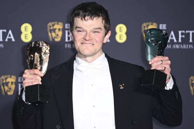 2026 EE BAFTA Film Awards, Royal Festival Hall, London, UK, 22 February 2026. Robert Aramayo in the winners press room at the 2026 EE BAFTA Film Awards, Royal Festival Hall, London, UK, 22 February 2026., Credit:Justin Ng Avalon United Kingdom, London Copyright: xJustinxNgx xAvalonx 1077459456