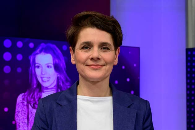 GER, Berlin, studio, guest on - maischberger, political talk show, TV, format, with host - Sandra Maischberger, Das Erste, from Adlershof - at Studio 20, pictured from left: Anna Lehmann, February 25, 2026, Copyright: HMBxMedia UwexKoch