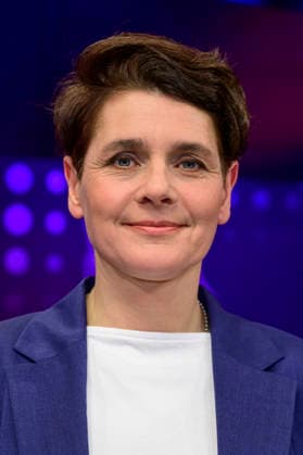 GER, Berlin, studio, guest on - maischberger, political talk show, TV, format, with host - Sandra Maischberger, Das Erste, from Adlershof - at Studio 20, pictured from left: Anna Lehmann, February 25, 2026, Copyright: HMBxMedia UwexKoch
