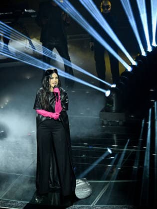 Sanremo, 76th Italian Song Festival. Fourth Night. Pictured: Laura Pausini Copyright: xMaurizioxD Avanzox xipa-agency.netx xPoolxSanremox02x IPA_Agency_IPA72117361
