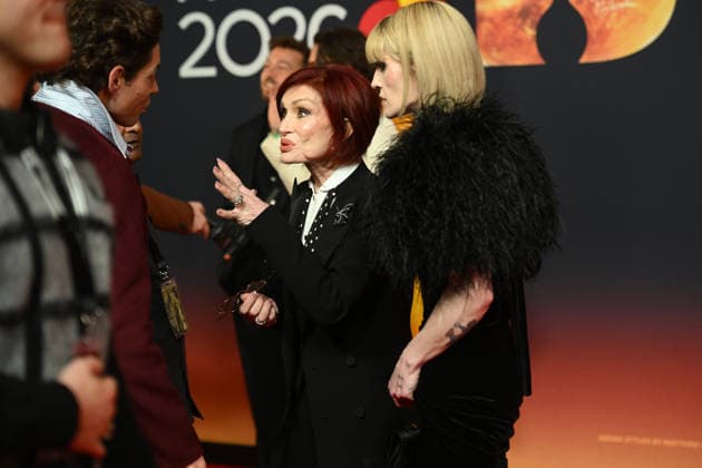 The BRIT Awards 2026, Co-op Live, Manchester, UK, 28 February 2026. Tom Read Wilson, Sharon Osbourne and Kelly Osbourne at The BRIT Awards 2026, Co-op Live, Manchester, UK, 28 February 2026., Credit:Tina Korhonen Avalon United Kingdom, Manchester Copyright: xTinaxKorhonenx xAvalonx 1079031365