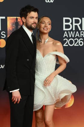 The BRIT Awards 2026, Co-op Live, Manchester, UK, 28 February 2026. Jack Whitehall and Roxy Horner at The BRIT Awards 2026, Co-op Live, Manchester, UK, 28 February 2026., Credit:Tina Korhonen Avalon United Kingdom, Manchester Copyright: xTinaxKorhonenx xAvalonx 1079060080