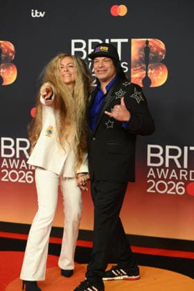 The BRIT Awards 2026, Co-op Live, Manchester, UK, 28 February 2026. Robert Trujillo and Chloe Trujillo at The BRIT Awards 2026, Co-op Live, Manchester, UK, 28 February 2026., Credit:Tina Korhonen Avalon United Kingdom, Manchester Copyright: xTinaxKorhonenx xAvalonx 1079061343