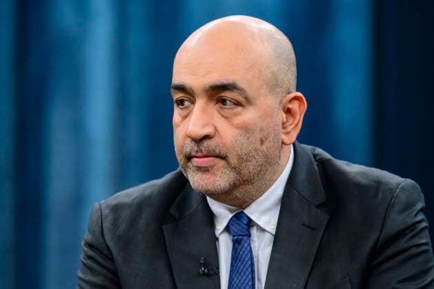 In the picture, from left: Omid Nouripour, Vice President of the German Bundestag, Alliance 90 The Greens, GER, Berlin, studio, guest on Caren Miosga s political talk show, TV, format, with presenter, Das Erste, from Adlershof at Studio 20, topic: War in the Middle East will the regime in Iran now fall?, March 1, 2026 Copyright: HMBxMedia UwexKoch