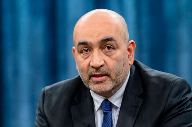 In the picture, from left: Omid Nouripour, Vice President of the German Bundestag, Alliance 90 The Greens, GER, Berlin, studio, guest on Caren Miosga s political talk show, TV, format, with presenter, Das Erste, from Adlershof at Studio 20, topic: War in the Middle East will the regime in Iran now fall?, March 1, 2026 Copyright: HMBxMedia UwexKoch