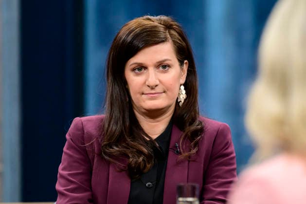 In the picture, from left: Azadeh Zamirirad, political scientist, German Institute for International and Security Affairs, GER, Berlin, studio, guest on Caren Miosga s political talk show, TV, format, with presenter, Das Erste, from Adlershof at Studio 20, topic: War in the Middle East will the regime in Iran now fall?, March 1, 2026 Copyright: HMBxMedia UwexKoch