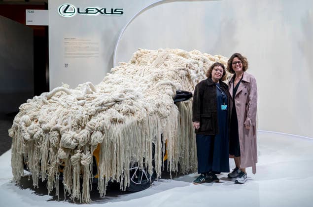 Presentation of the Lexus stand at the ARCO fair The artist who has won the Lexus Art Car 2025, Mariadela Araujo i , and the director of Lexus Spain, Mar Pieltain d , pose with the Lexus Art Car 2025, at the Lexus stand at the ARCO fair, on March 4, 2026, in Madrid Spain For the seventh consecutive year, Lexus participates in ARCO, this time with an installation based on the five senses that proposes a sensory journey to relate to art from the experience, curiosity and emotion 04 MARCH 2026 Madrid Madrid Spain Copyright: xAlbertoxOrtegax 7337495
