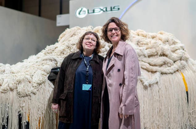 Presentation of the Lexus stand at the ARCO fair The artist who has won the Lexus Art Car 2025, Mariadela Araujo i , and the director of Lexus Spain, Mar Pieltain d , pose with the Lexus Art Car 2025, at the Lexus stand at the ARCO fair, on March 4, 2026, in Madrid Spain For the seventh consecutive year, Lexus participates in ARCO, this time with an installation based on the five senses that proposes a sensory journey to relate to art from the experience, curiosity and emotion 04 MARCH 2026 Madrid Madrid Spain Copyright: xAlbertoxOrtegax 7337496