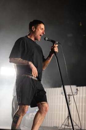 PUNK BAND Sleaford Mods AT BRIXTON ACADEMY LONDON awards 7 03 26 Gwendoline Christie live on stage for one night only along with Sue Tompkins, Orbital and Heartworms PUNK BAND Sleaford Mods AT BRIXTON ACADEMY LONDON awards 7 03 26 Jason Williamson and Andrew Fearn Gwendoline Christie live on stage for one night only along with Sue Tompkins, Orbital and Heartworms Originally started as the solo project of Jason Williamson in 2006, he put out two albums before recruiting Andrew Fern in 2009, becoming the duo we know today. Since then, they have gained a cult following across the UK and beyond, putting out a further 10 albums including, most recently, UK Grim in 2023. Their new album, The Demise Of Planet X™, is set to a Copyright: xRogerxAlarconx xAvalonx 1080977473