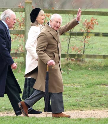 King Charles III attended the Sunday morning service at St. Mary Magdalene church in Sandringham today. It is still not known whether he has seen his brother Andrew Mountbatten-Windsor, who is currently staying at Wood Farm on the Sandringham estate, whilst he has been here. Mountbatten-Windsor was arrested last week, and taken to Aylsham police station before being released under investigation, and returning to Wood Farm. Andrew Mountbatten-Windsor, formerly Prince Andrew The Duke of York, has previously denied any wrongdoing in relation to sex offender Jeffrey Epstein. King Charles III, Sandringham, Norfolk, on 8th March, 2026 .