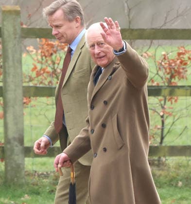 King Charles III attended the Sunday morning service at St. Mary Magdalene church in Sandringham today. It is still not known whether he has seen his brother Andrew Mountbatten-Windsor, who is currently staying at Wood Farm on the Sandringham estate, whilst he has been here. Mountbatten-Windsor was arrested last week, and taken to Aylsham police station before being released under investigation, and returning to Wood Farm. Andrew Mountbatten-Windsor, formerly Prince Andrew The Duke of York, has previously denied any wrongdoing in relation to sex offender Jeffrey Epstein. King Charles III, Sandringham, Norfolk, on 8th March, 2026 .