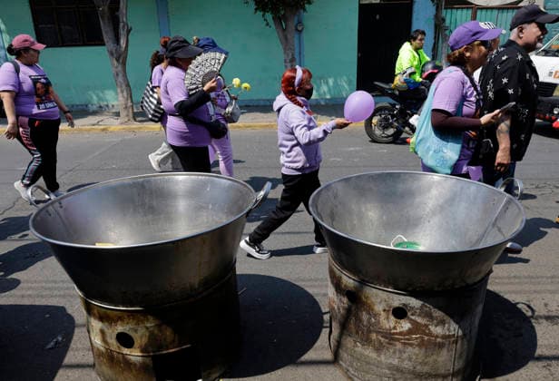 March 8, 2026, ChimalhuacaN, State Of Mexico, Mexico: Mothers and relatives of victims of disappearance and femicide marched to the municipal seat of Chimalhuacan in the State of Mexico to demand justice and punishment for the perpetrators, on the occasion of International Women s Day in Mexico. According to the United Nations, International Women s Day is commemorated in many countries around the world. When women from all continents, often separated by national borders and ethnic, linguistic, cultural, economic and political differences, come together on this day, they can contemplate a tradition of no less than ninety years of struggle for equality, justice, peace and development. ChimalhuacaN Mexico - ZUMAs197 20260308_aaa_s197_643 Copyright: xGerardoxVieyrax