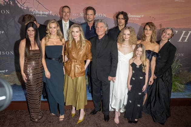 March 9, 2026, New York, United States: (L-R) Danielle Vasinova, Kevin Zegers, Elle Chapman, Matthew Fox, Michelle Pfeiffer, Patrick J. Adams, Kurt Russell, Ben Schnetzer, Amiah Miller, Alaina Pollack, Beau Garrett and Rebecca Spence attend Paramount+ s The Madison New York Premiere at Jazz at Lincoln Center on March 09, 2026 in New York City. New York United States - ZUMAs197 20260309_aaa_s197_276 Copyright: xRonxAdarx