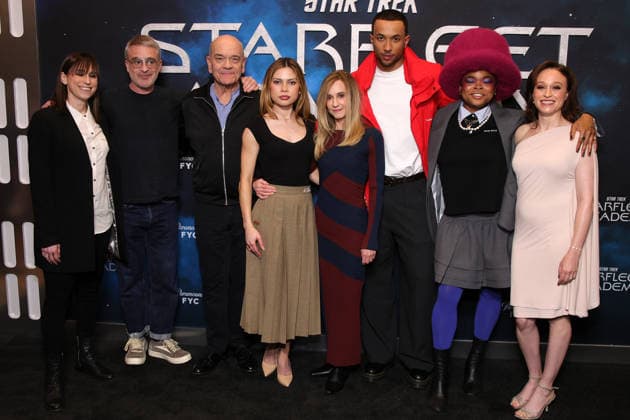 Los Angeles Premiere Of Paramount+ s Star Trek: Starfleet Academy 10 March 2026 . Los Angeles, California -Perri Nemiroff, Alex Kurtzman, Robert Picardo, Bella Shepard, Holly Hunter, Sandro Rosta, Kerrice Brooks, Noga Landau At The Los Angeles Premiere Of Paramount+ s Star Trek: Starfleet Academy held at Linwood Dunn Theater in Los Angeles., Credit:Sadou Faye Avalon United States, CA, Los Angeles, Linwood Dunn Theater Copyright: xSadouxFayex xAvalonx 1081890152