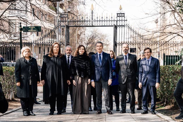 The President of the Community of Madrid, Isabel Díaz Ayuso c , the Mayor of Madrid, José Luis Martínez Almeida d , the President of the Association of Victims of Terrorism, Maite Araluce 2i , and the President of the PP, Alberto Núnez Feijóo c , attend the event to commemorate the European Day for the Victims of Terrorism with a special remembrance of the 22nd anniversary of 11M, a March 11, 2026, in Madrid Spain Today, March 11, 2026, marks the 22nd anniversary of the 11M attacks, the largest terrorist attack in the history of Spain On March 11, 2004, ten parcel bombs exploded in four trains on the Madrid commuter train network on the Alcalá de Henares-Atocha line, killing 193 people and injuring more than 2,000 others 11 MARCH 2026 Carl Copyright: xCarlosxLujanx 7357438