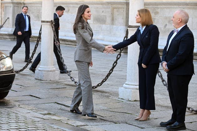 Queen Letizia greets the mayor of the municipality, Judith Piquet Flores, upon her arrival at the closing ceremony of the third edition of the Masters Degree in International Reporting at the University of Alcalá de Henares, on March 12, 2026, in Alcalá de Henares Madrid, In collaboration with the RTVE Institute, the program combines academic training and professional experience to prepare students to cover global events, conflicts, crises and political and social transformations. It also focuses on the journalistic genre par excellence, reportage UNIVERSIDAD MÁSTER REINA José Alcalá de Henares Alcala de Henares Alcala de Henares Spain Copyright: xJosà xOlivax 7359669