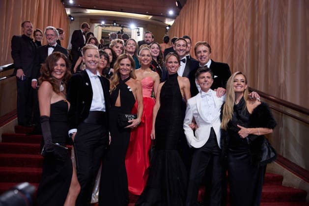 Abby Wambach, Glennon Doyle, Stef Willen, Susan Yeagley, Sarah Bareilles, Jessica Hargrave, Ryan White, Tig Notaro, Kevin Nealon, Stephanie Allynne, and guests arrive on the red carpet of the 98th Oscars® at the Dolby® Theatre at Ovation Hollywood on Sunday, March 15, 2026. Los Angeles CA USA 35008878PLX